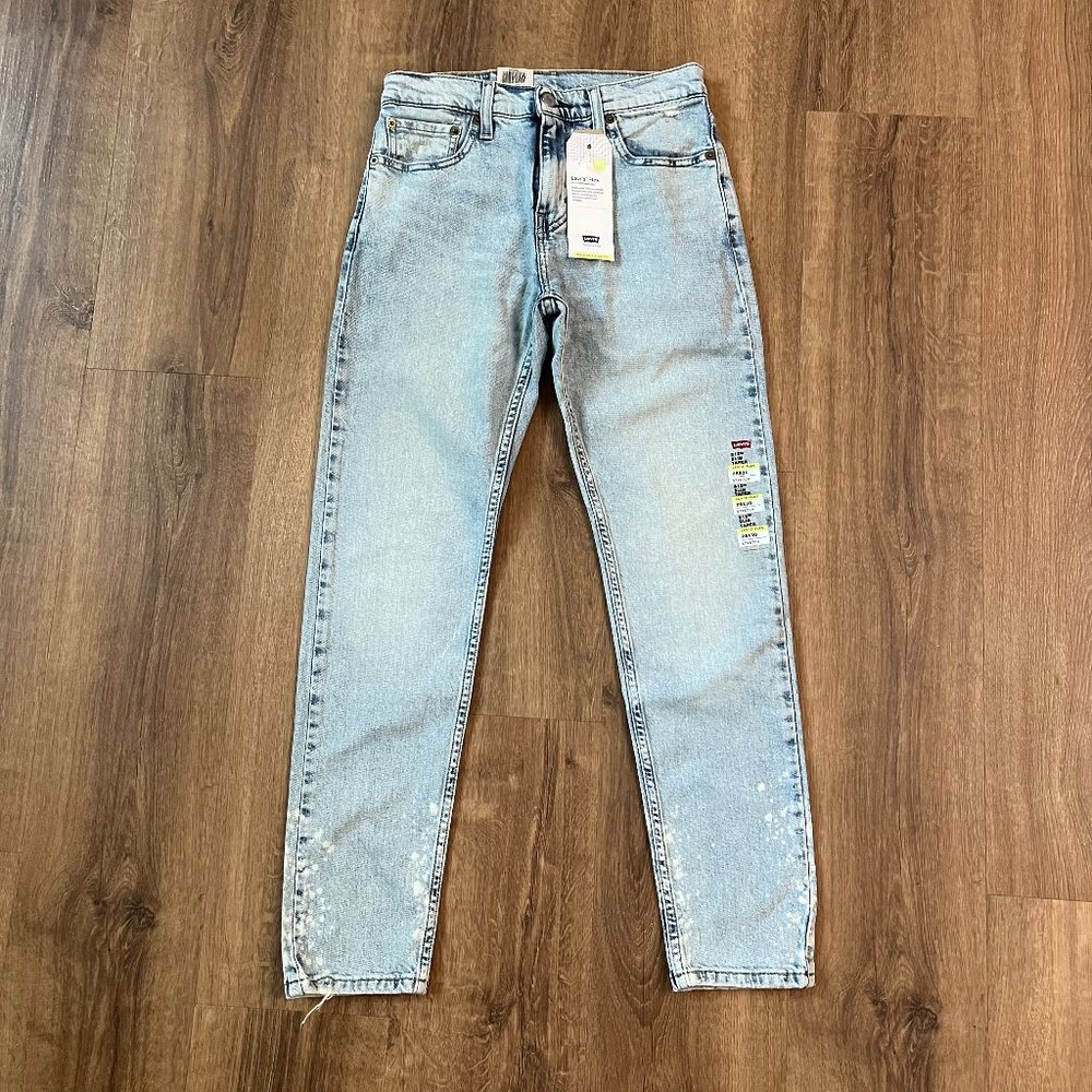 NEW Levi's 512 Slim Taper Fit Mens Jeans Light Acid Wash Sz 28x30